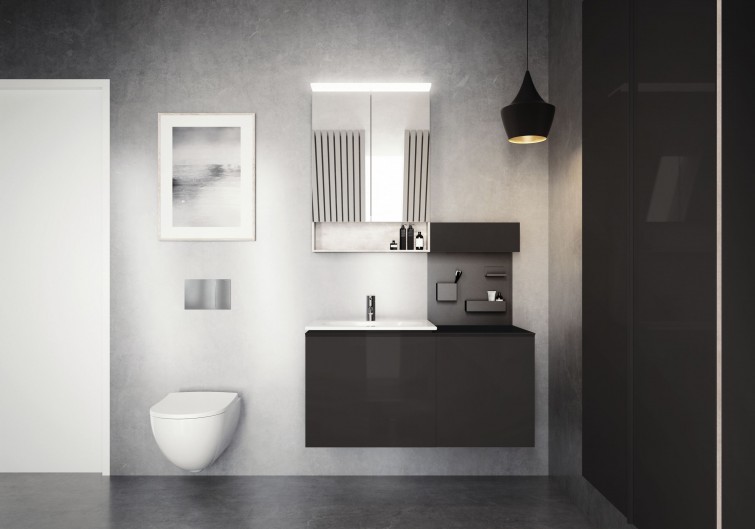 Complete bathroom series Geberit Acanto, available at www.realstoneandtile.co.uk